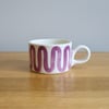 Purple Waves Mug