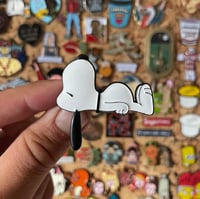 Image 2 of Snoopy, 3D Moulded Pin 
