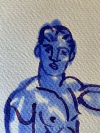 Image 3 of Watercolour ~ Blue Boys XXIX