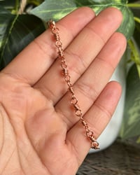 Image 1 of Copper Unisex Link Bracelet 🤎