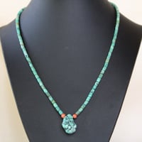 Image 5 of 1 strand turquoise Nugget necklace