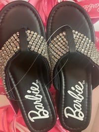 Image 5 of BARBIE BLACK WEDGE PLATFORM SHOES