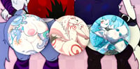 Image 4 of Character Pin Back Button Badges