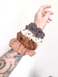 Image 1 of Fall Cotton Scrunchies