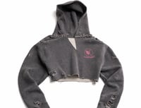 Image 2 of grunge pin up gray pullover 