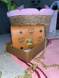 Image 1 of MCM Brown Cross