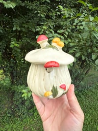Image 3 of Mushroom Sugar Jar w/ Spoon