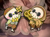 Image 1 of Skeleton Cottagecore Pins