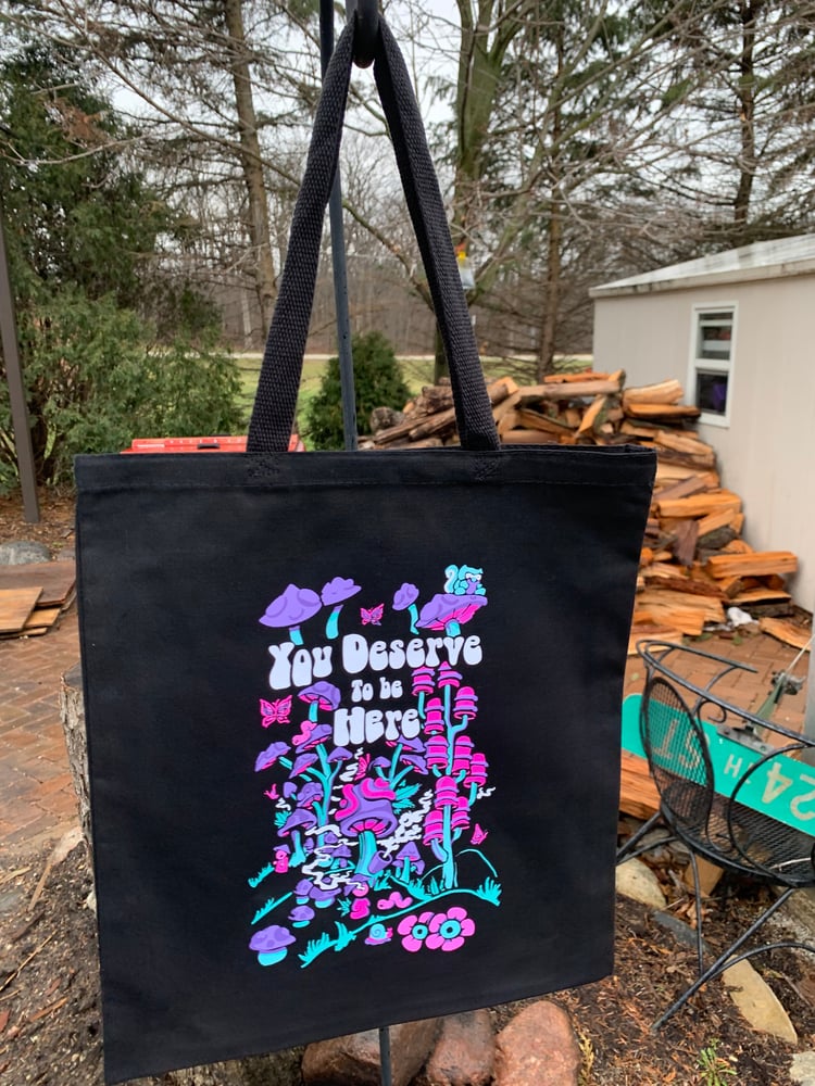 Image of LTD Earth Day Black Tote
