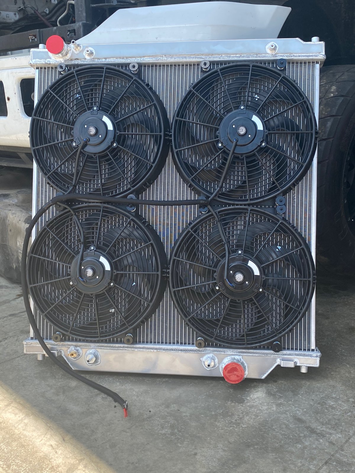 TSD Quad Electric Fan Setup 