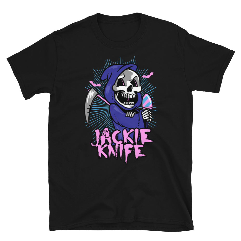 Image of Jackie Knife "Reaper Popsicle" T-Shirt (Black)
