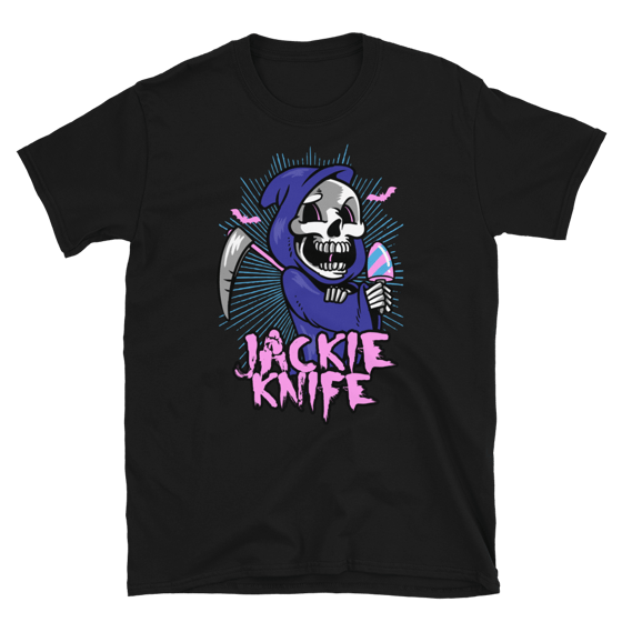 Image of Jackie Knife "Reaper Popsicle" T-Shirt (Black)