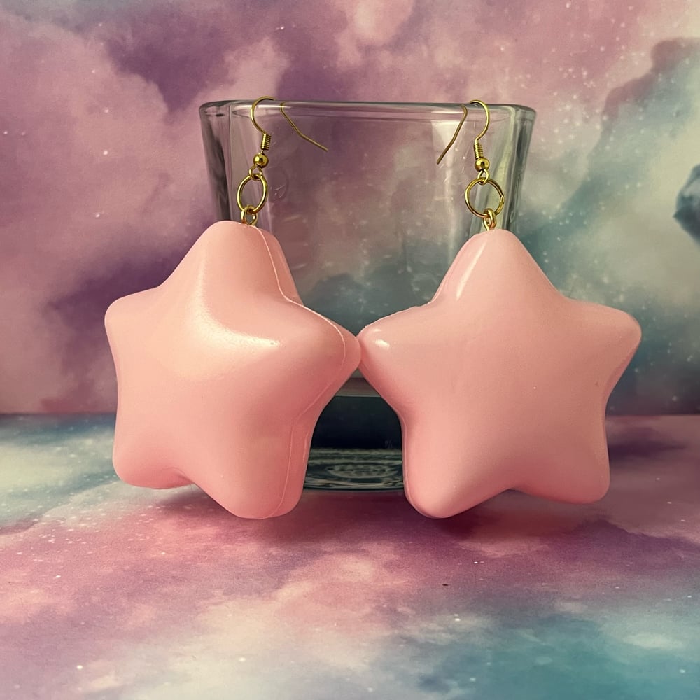 Image of Ball Pit Star Kandi Earrings
