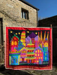 Image 2 of Temple Town on red 