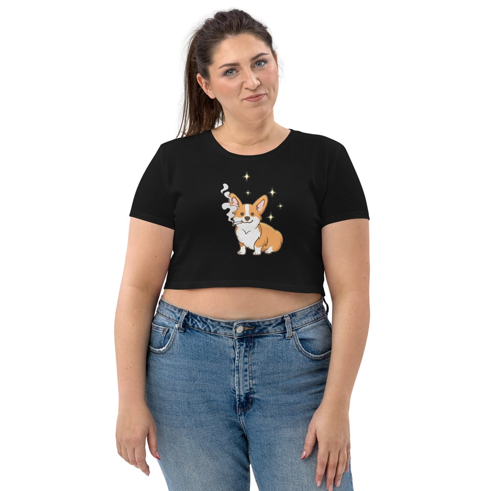 Image of Cowboy Corgi Crop-Top 