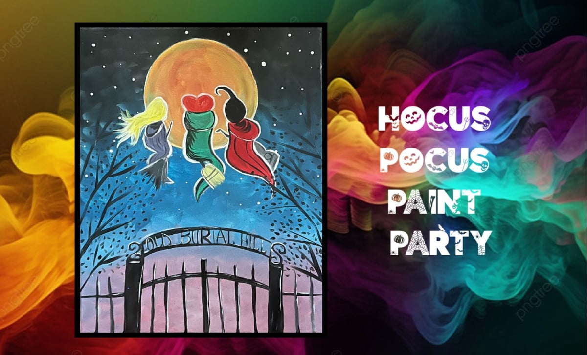 Image of Hocus Pocus Paint Party 10/28 The Gateway Lawrence, MA