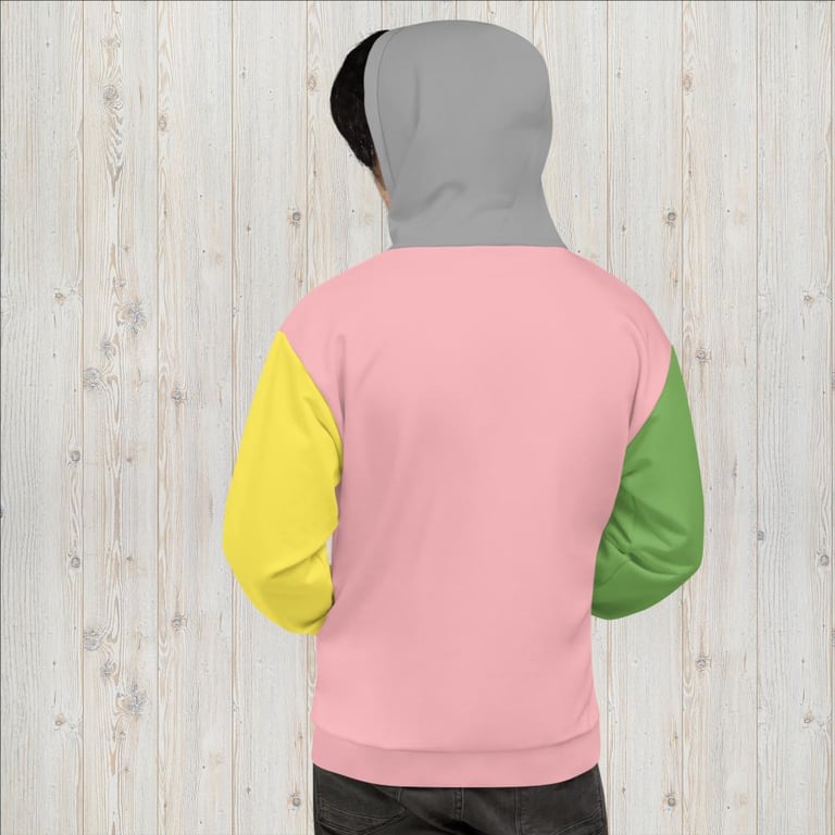 Color On Color Unisex Hoodie Image 4