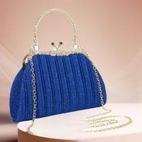 Image 5 of Royal Sparkle Top Handle Clutch Bag