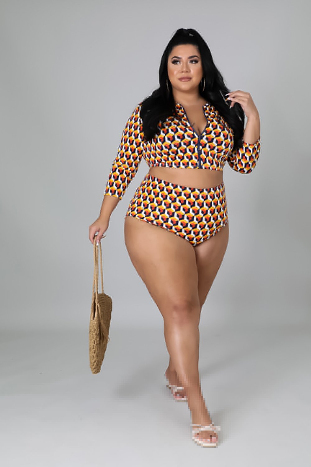 Image of Summer Vibe Plus 2 pc Swimsuit 