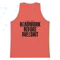 Image 1 of Beadwork Before Bullshit premium tank top