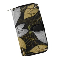 Image 2 of Women's  Black Kalo Flap Wallet
