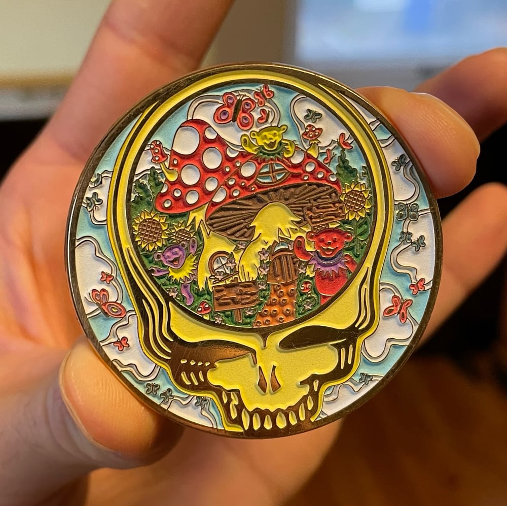 Steal your Mushroom Village pin