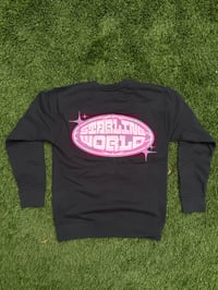 Image 2 of Starline World (Black-Pink) CREWNECK