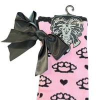 Image 2 of heart knuckle socks *pink*