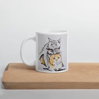 Image 4 of Custom Hand Painted Cat Mug 