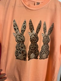 Image 1 of Leopard Print Bunny Tee 