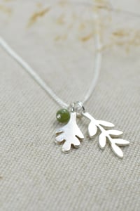 Image 3 of Rowan and oak leaves necklace 