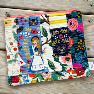 Scraptastic Pouch - Rifle Paper Co With Alice #1