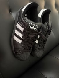 Image 2 of Adidas Superstar ll Women’s Black White Shoes Size 7 