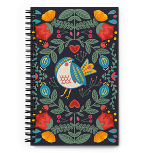 Partridge Spiral Notebook