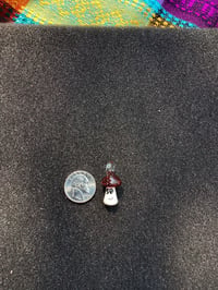 Image 2 of Red Blizzard Mushroom Character Pendant 