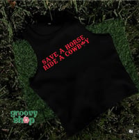 Save a Horse Black Tank