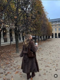 Image 2 of Faux Fur Long Coat 