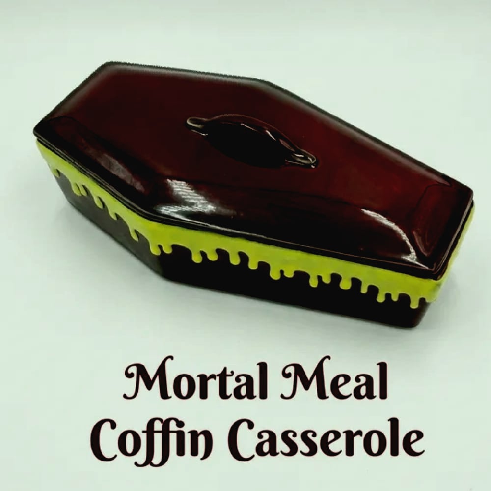 Image of Mortal Meal Coffin Casserole Dish