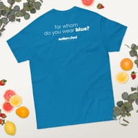 Image 2 of I wear blue for my grandchild unisex classic tee