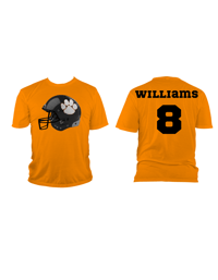Image 7 of Custom High School Helmet Shirts