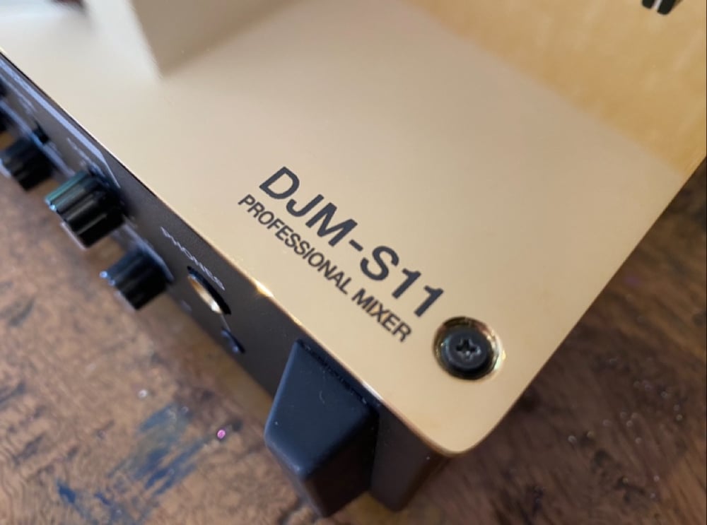 Gold pioneer DJM S11 Faceplate 