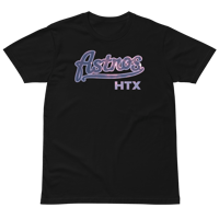 Image 1 of Astros Space City Vintage Logo Tee