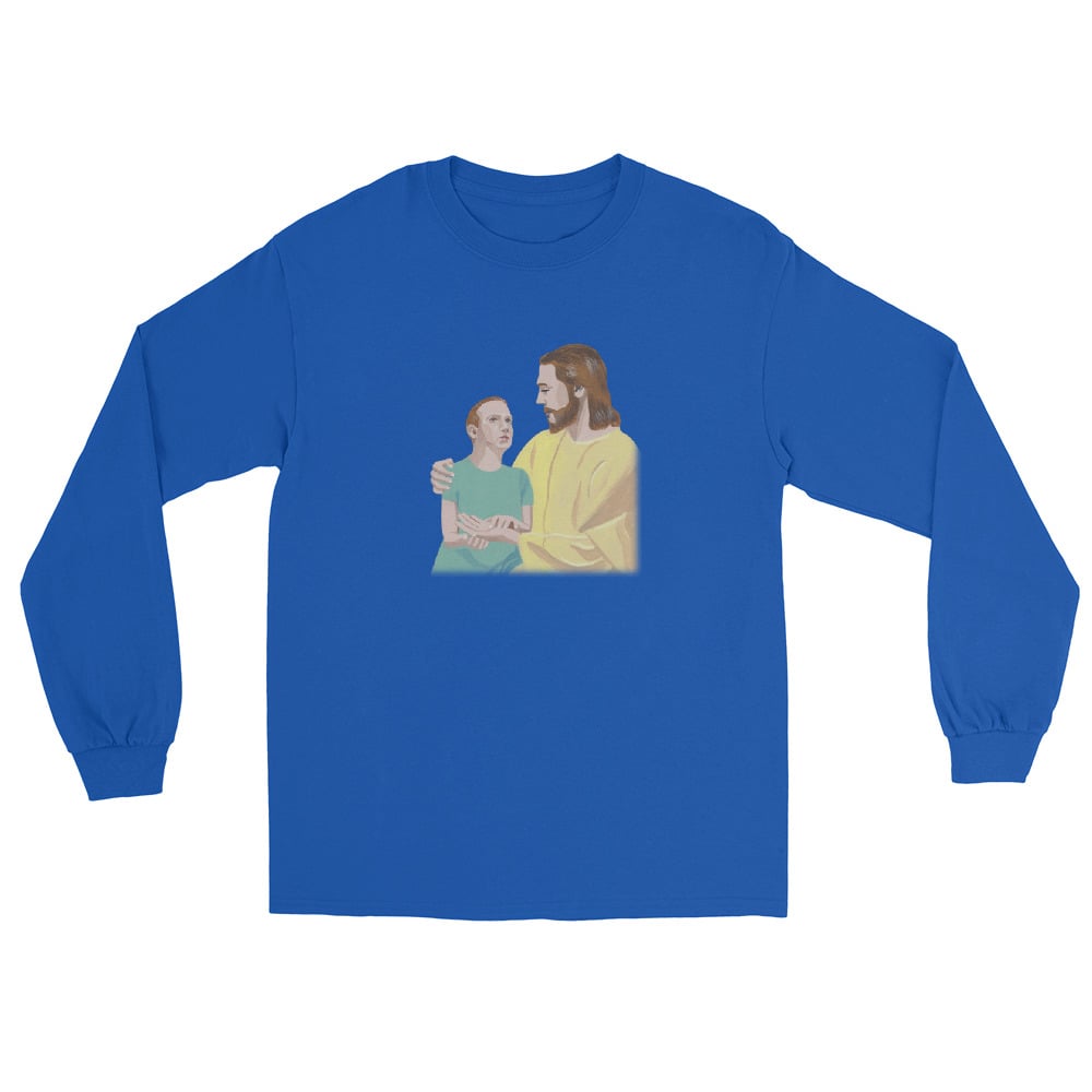 Image of MARK MEETS JESUS LONG SLEEVE SHIRT