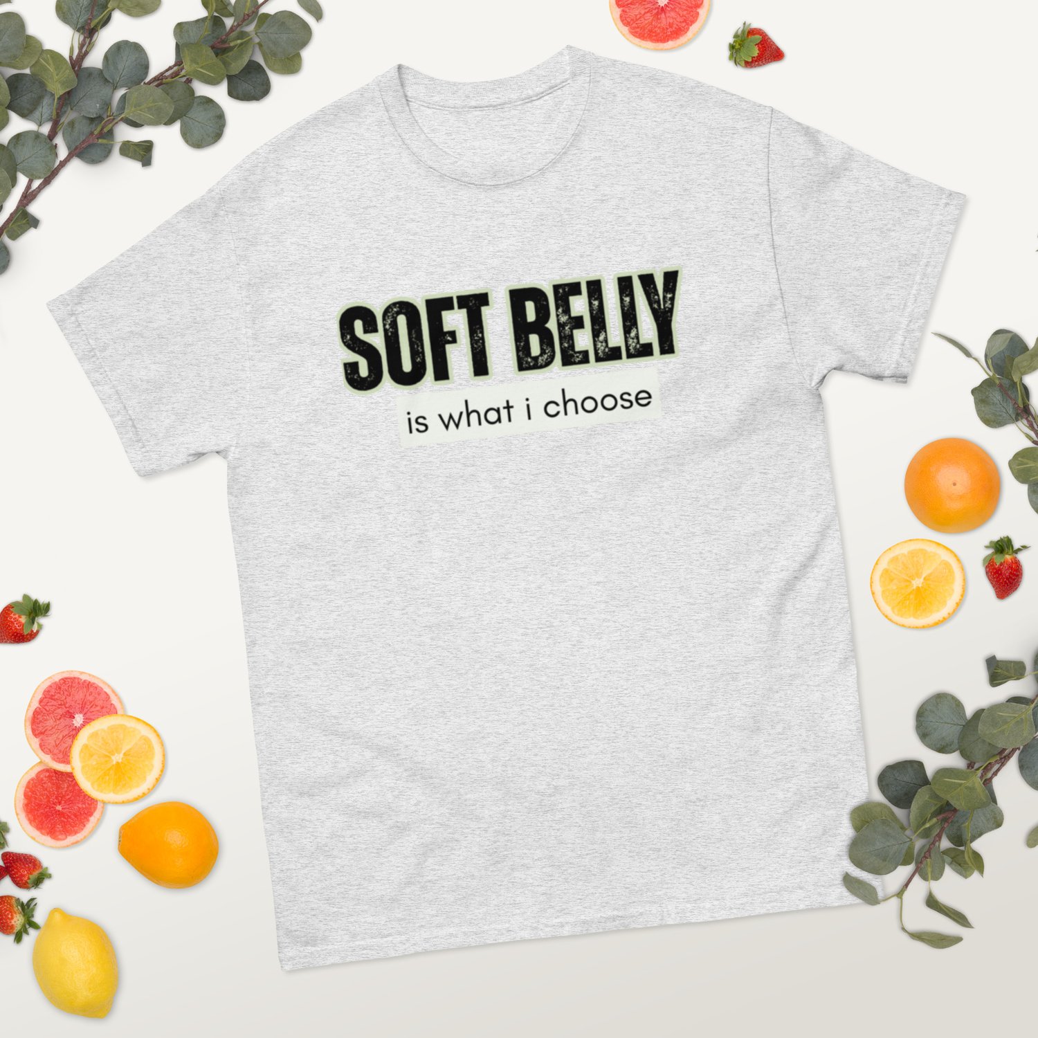 Image of Soft Belly TYPE Tee_WHITE+