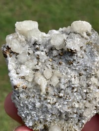 Image 2 of Calcite With Chalcopyrite Flakes Specimen #1911