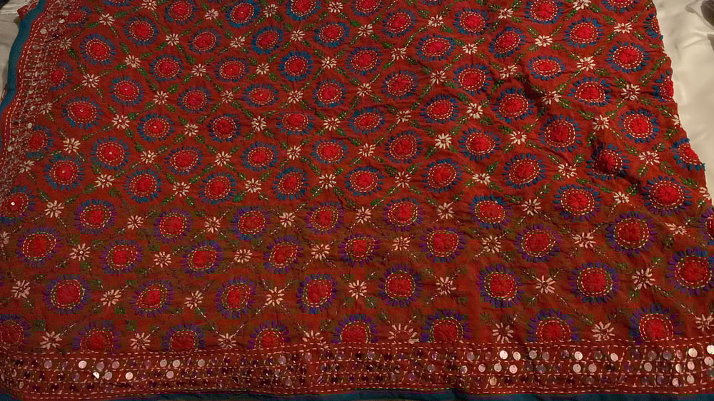 Hand embroidery duppatas 