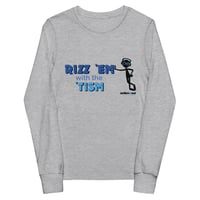 Image 4 of Rizz'em with the 'tism Youth long sleeve tee