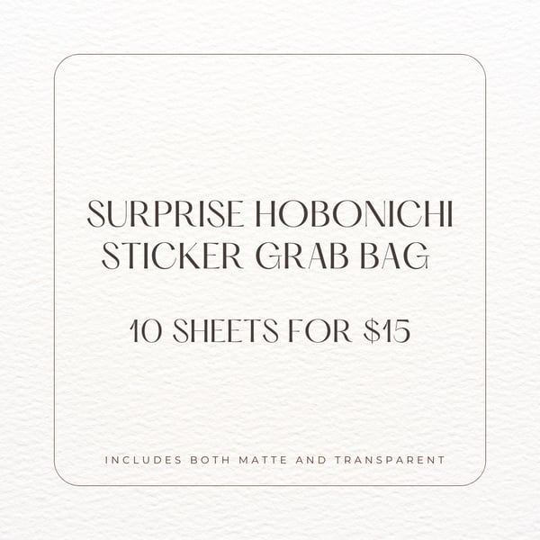 Image of HOBONICHI STICKER GRAB BAG