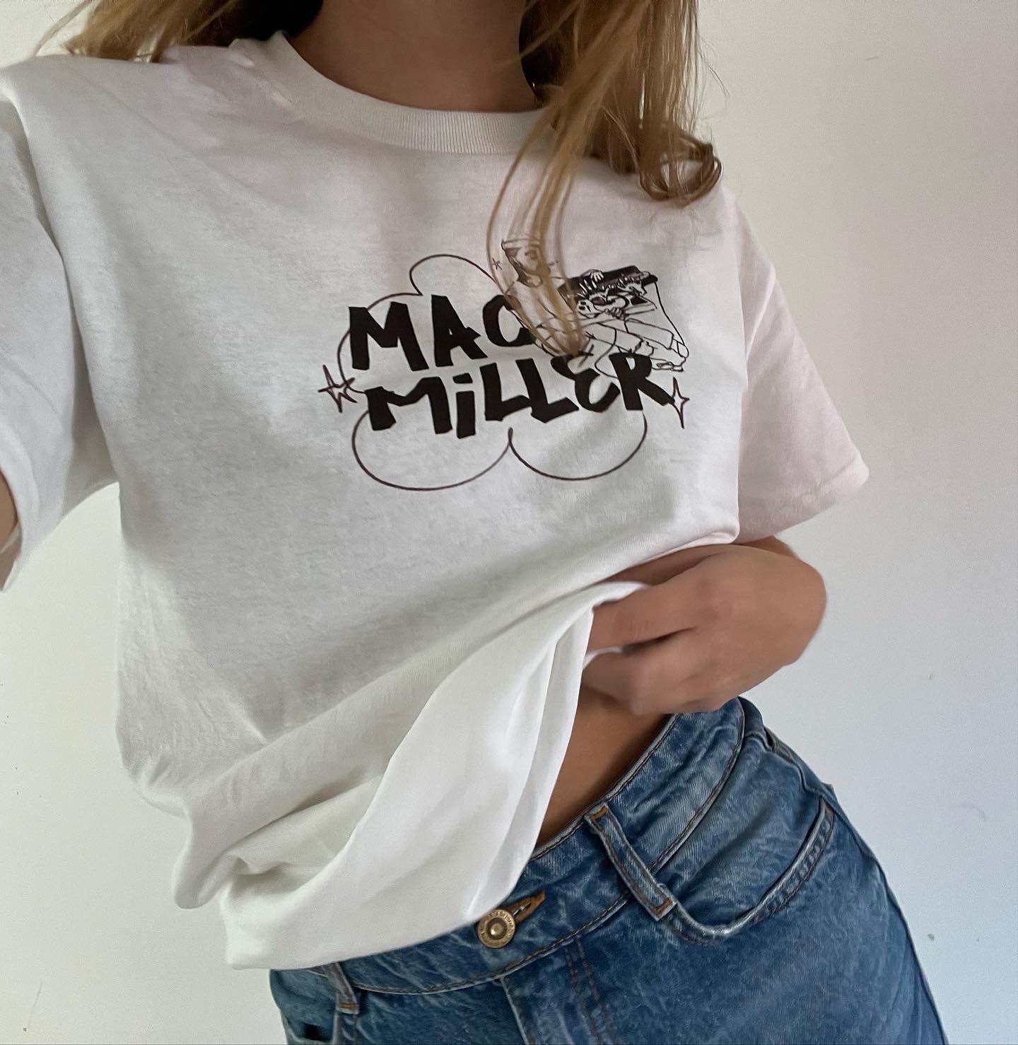 mac miller shirt black and white luludrawww