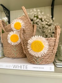 SALE! The Daisy Garden Baskets ( 3 sizes )